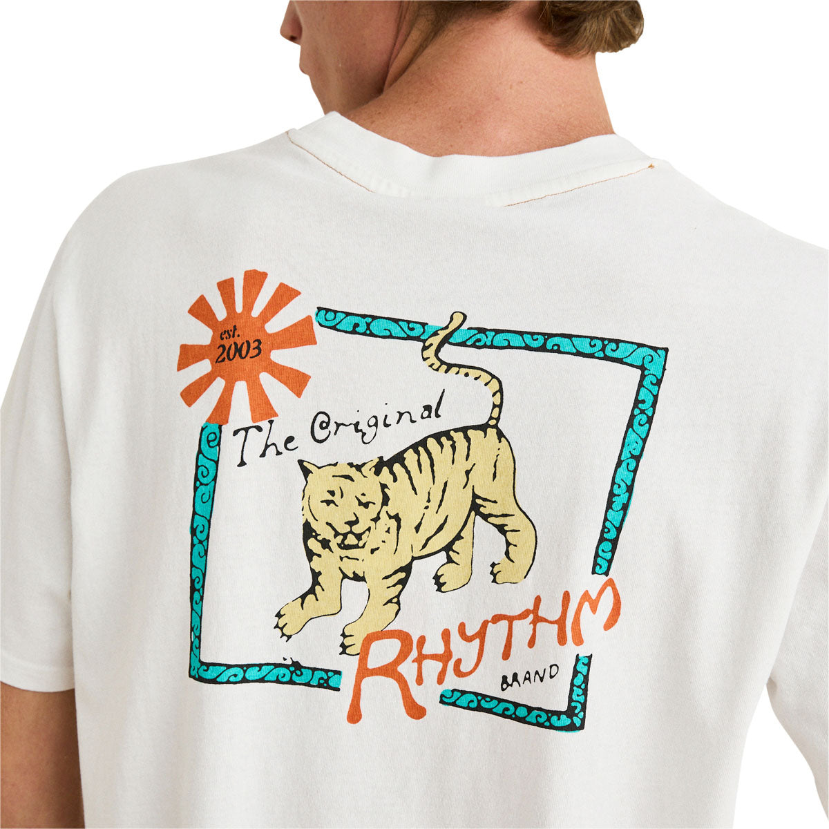 Rhythm Tiger Vintage T-Shirt - Vintage White image 5