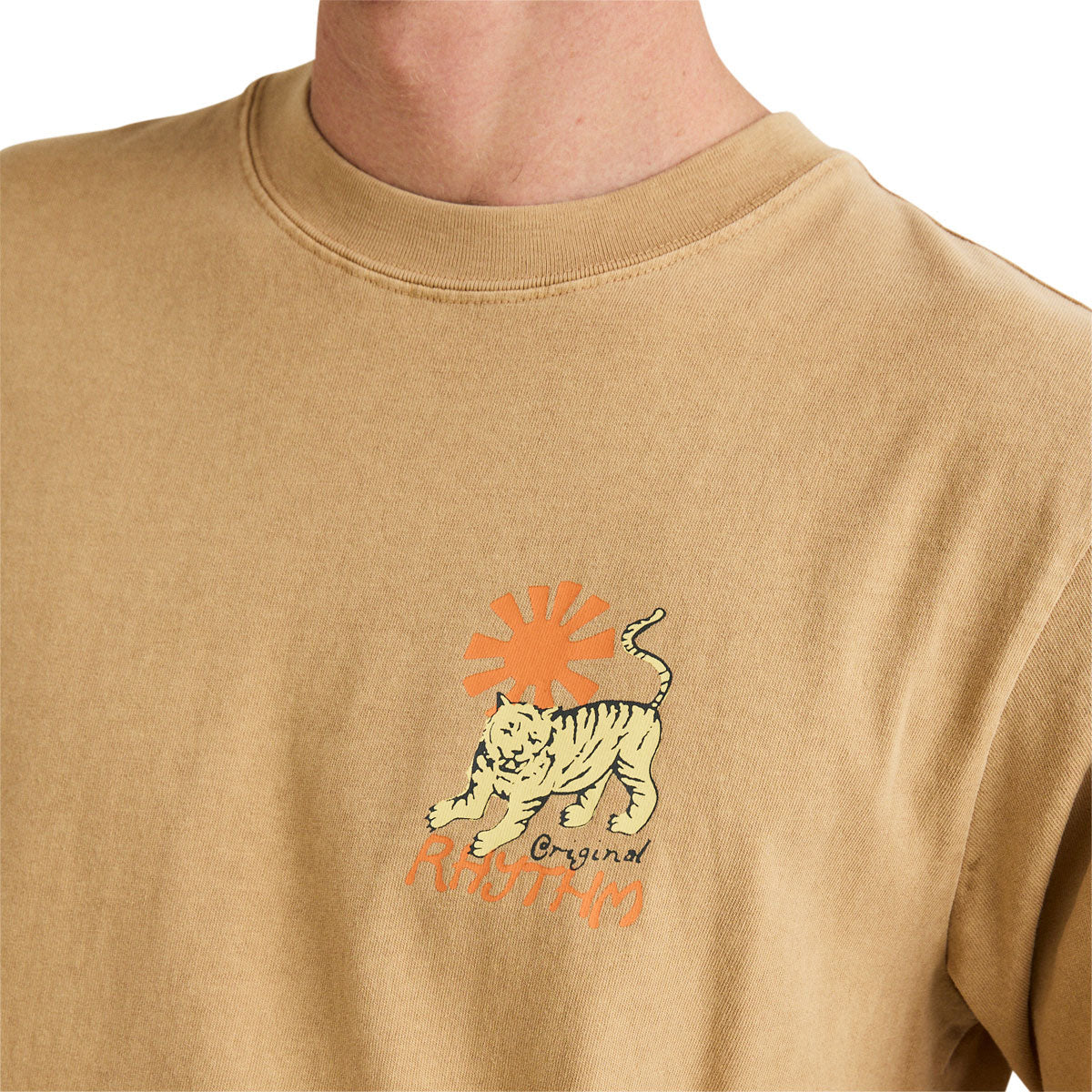 Rhythm Tiger Vintage T-Shirt - Sand image 4