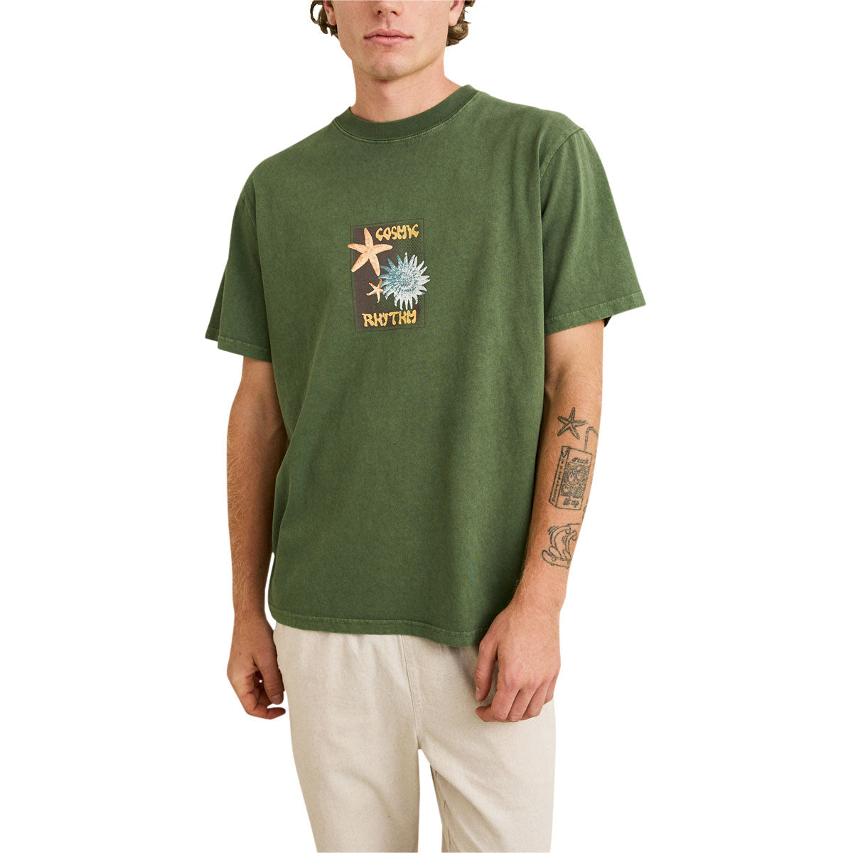 Rhythm Starfish Vintage T-Shirt - Dill image 2