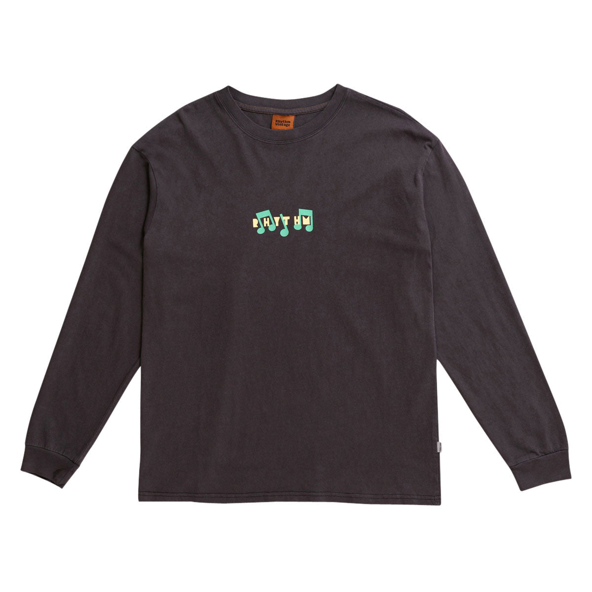 Rhythm Radio Sounds Vintage Long Sleeve T-Shirt - Vintage Black image 1