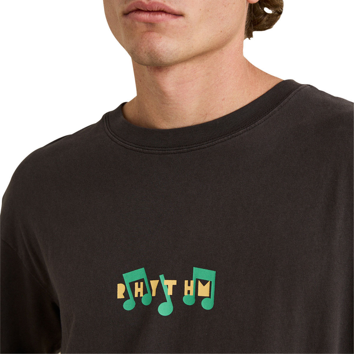 Rhythm Radio Sounds Vintage Long Sleeve T-Shirt - Vintage Black image 4