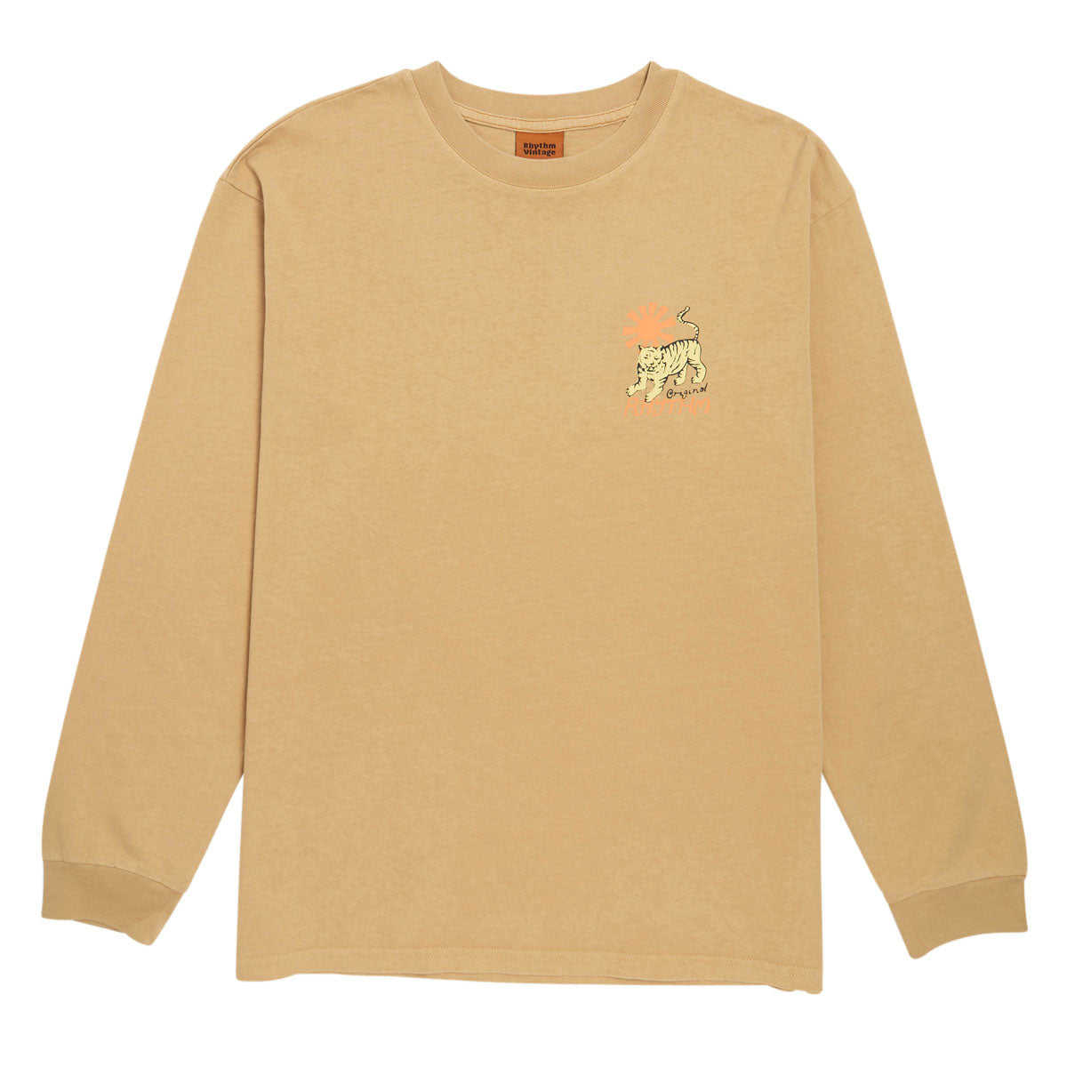 Rhythm Tiger Vintage Long Sleeve T-Shirt - Sand image 1