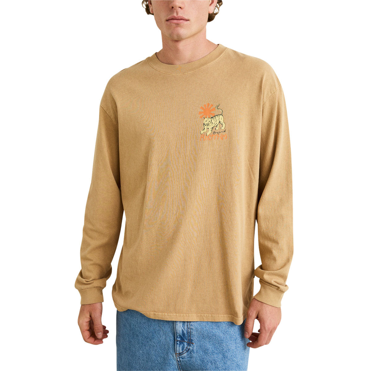 Rhythm Tiger Vintage Long Sleeve T-Shirt - Sand image 3