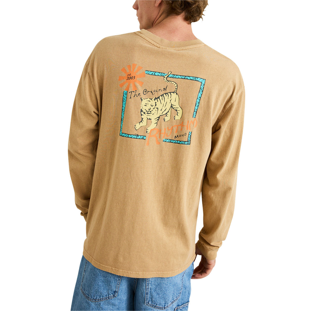 Rhythm Tiger Vintage Long Sleeve T-Shirt - Sand image 4