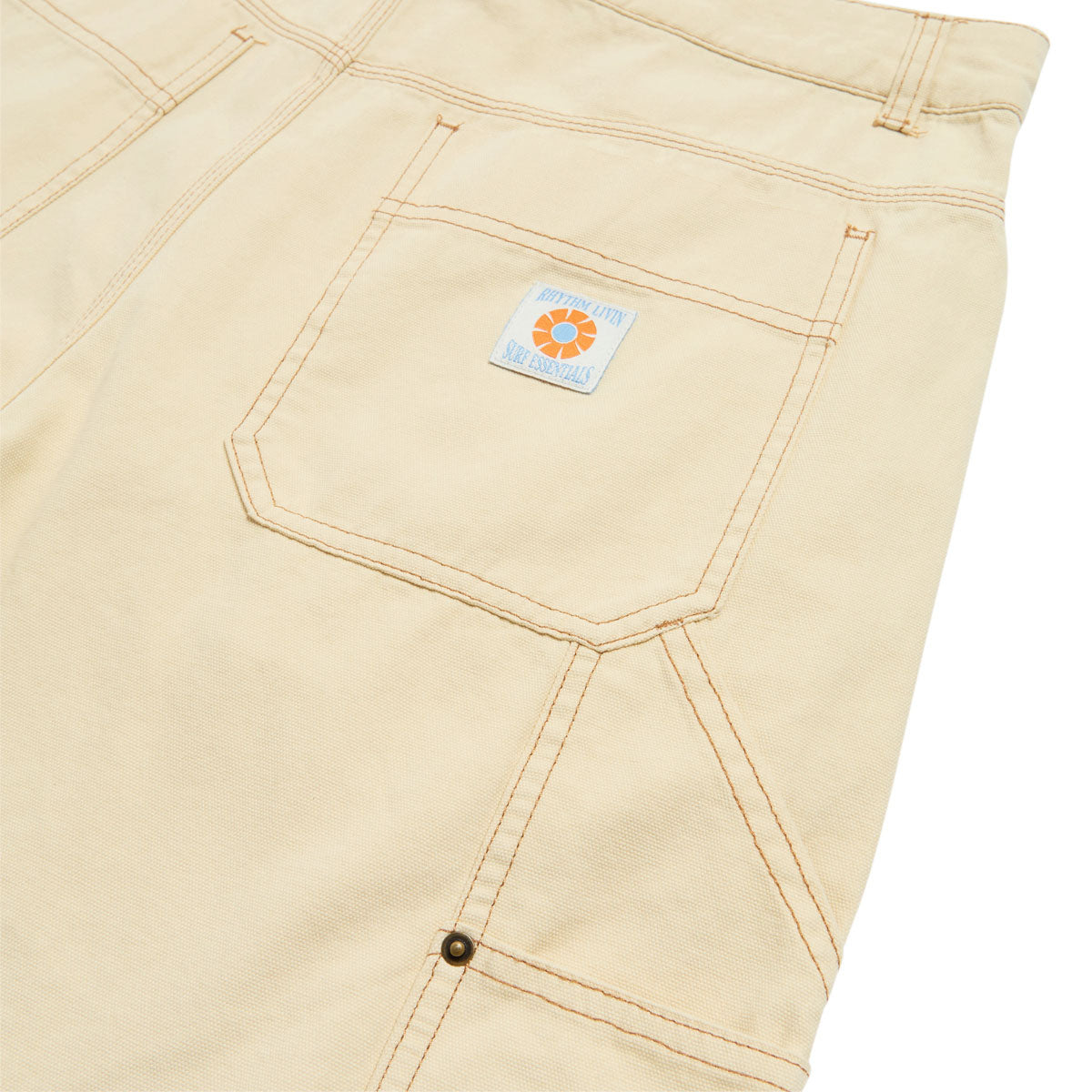 Rhythm Depot Shorts - Ecru image 5
