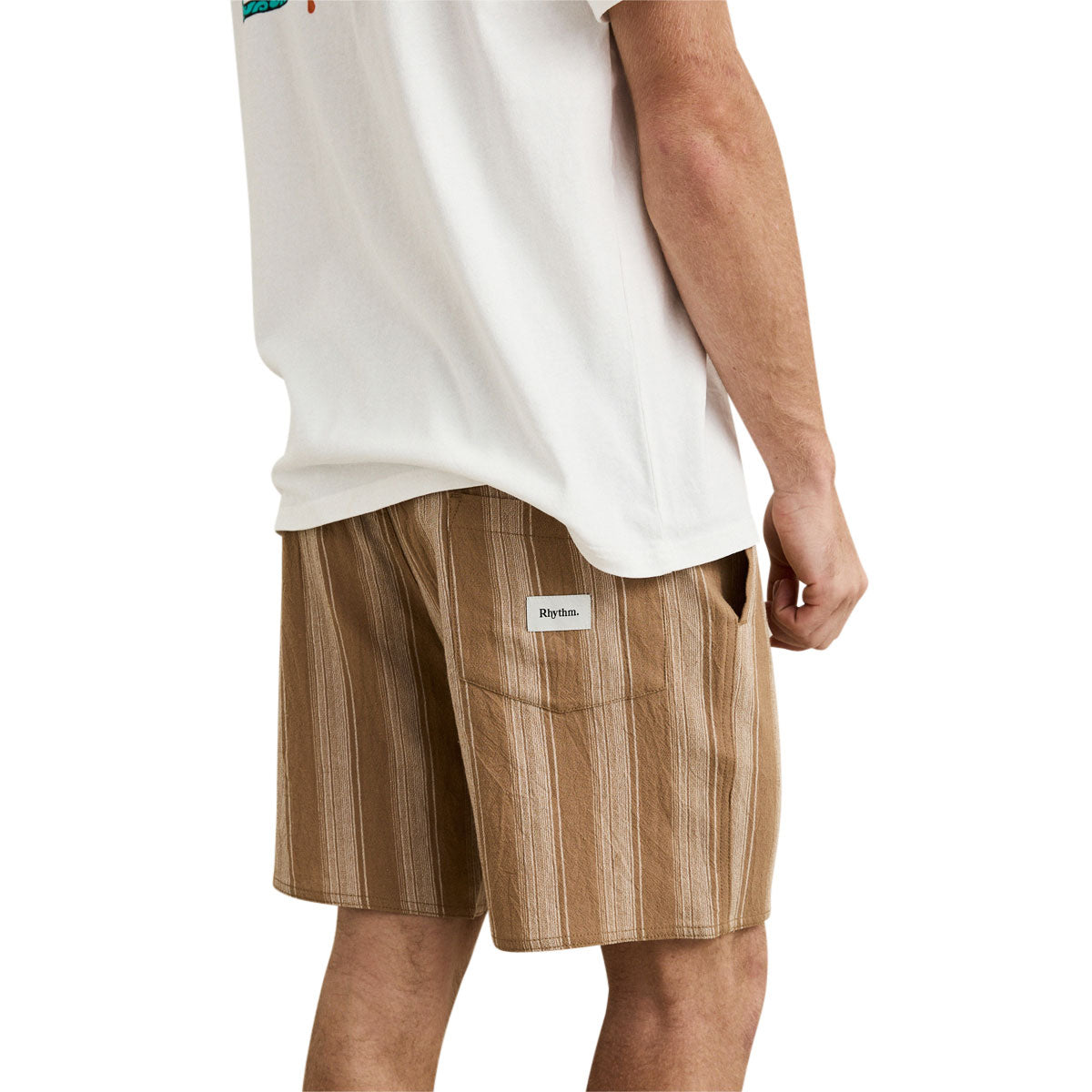 Rhythm Jacquard Stripe Jam Shorts - Sand image 3