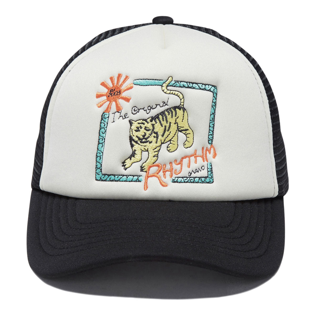Rhythm Tiger Trucker Hat - Black image 3