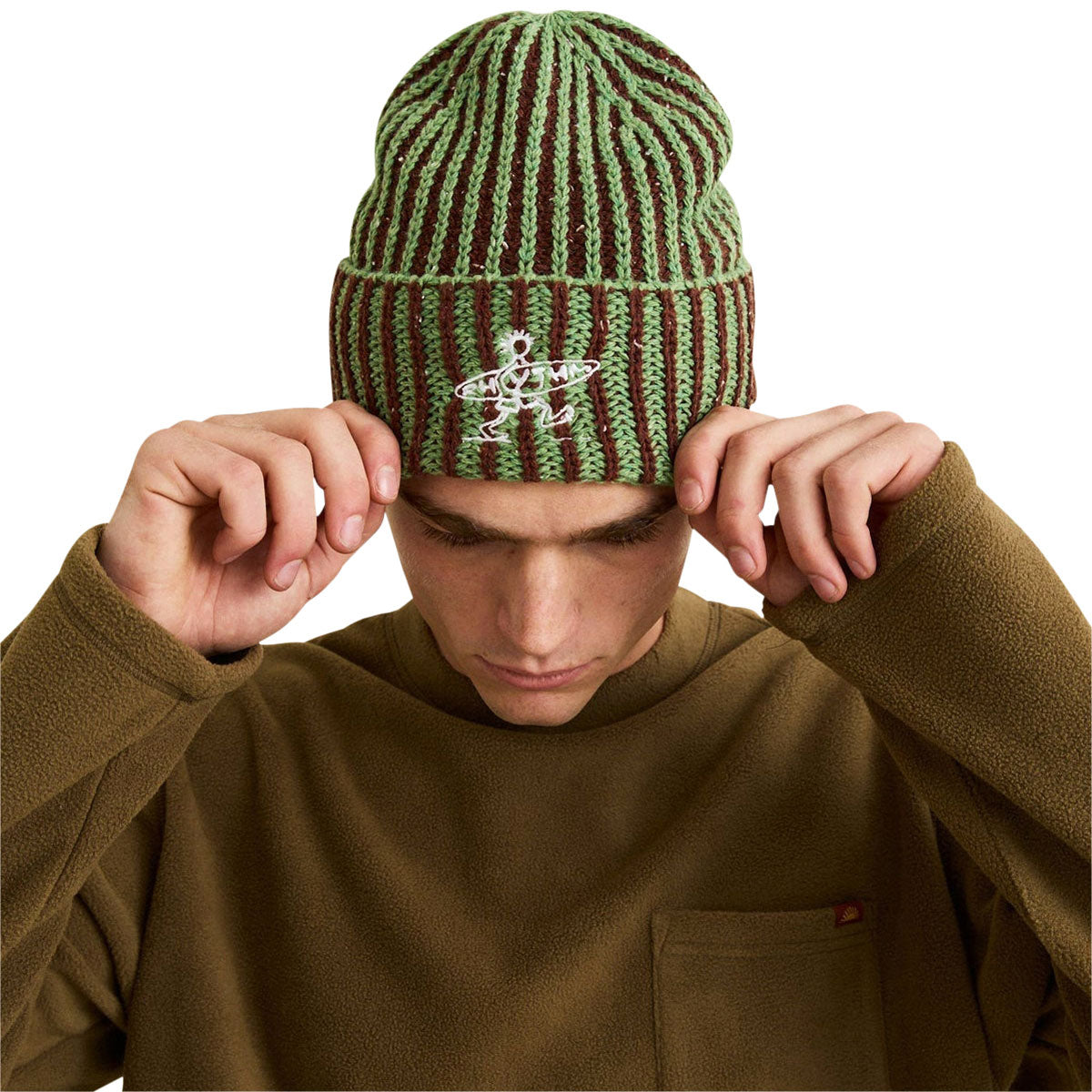 Rhythm Drifter Beanie - Olive image 2