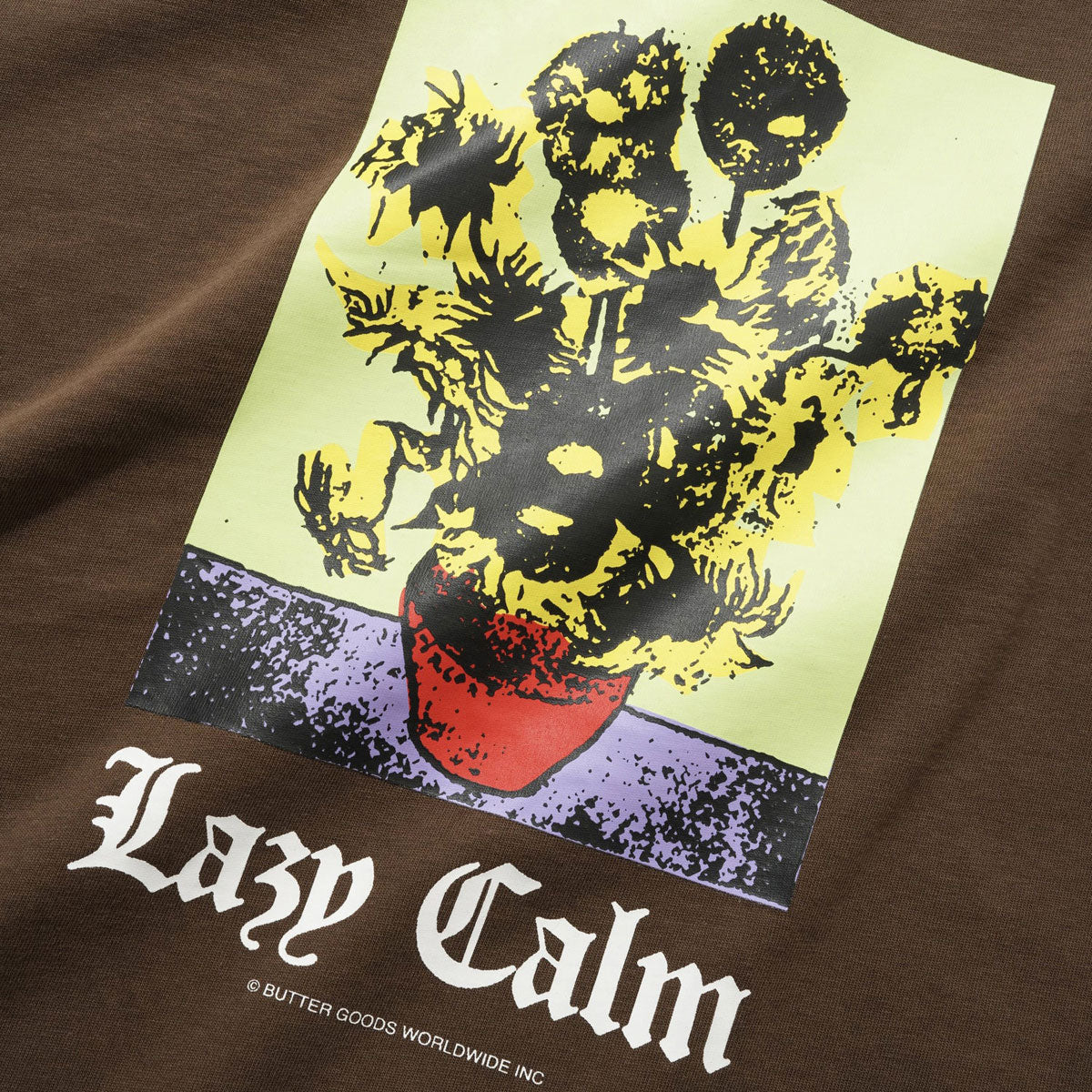 Butter Goods Lazy Calm T-Shirt - Brown image 2