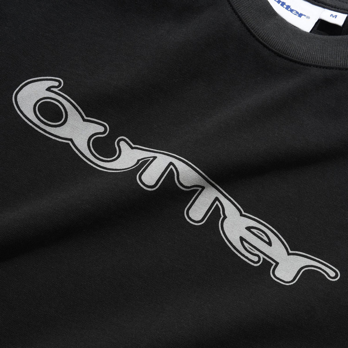 Butter Goods Witness Raglan T-Shirt - Black/Dark Grey image 2