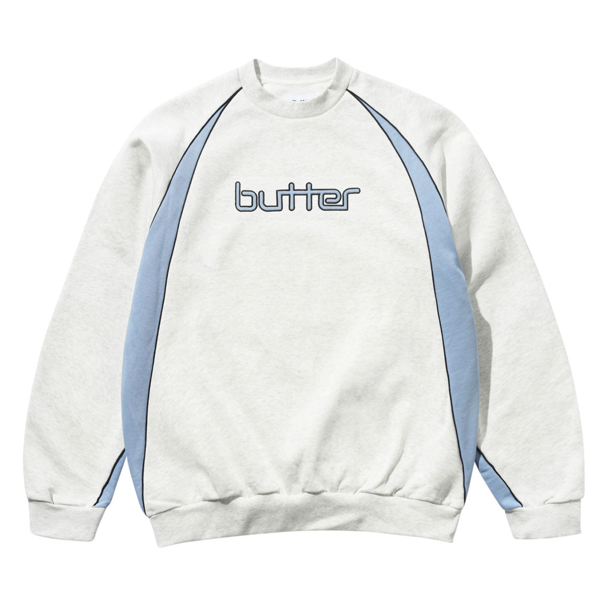 Butter Goods Match Crewneck Sweatshirt - Ash image 1
