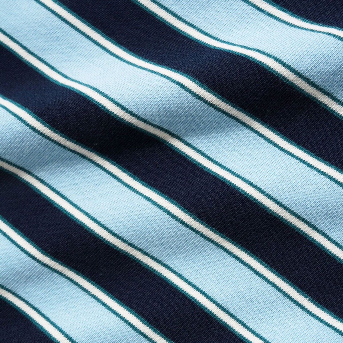 Butter Goods Witness Stripe Polo Shirt - Navy/Blue image 4