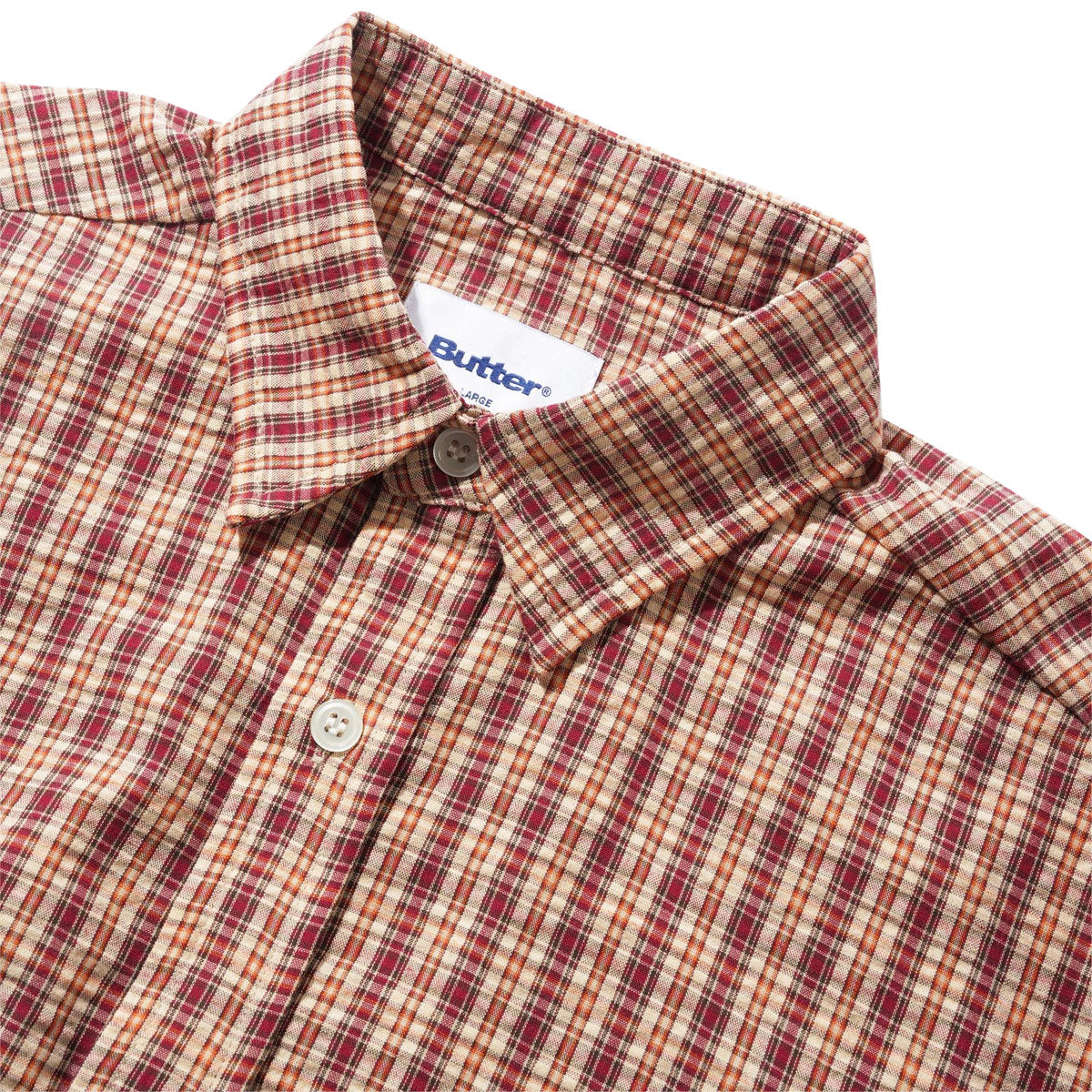 Butter Goods Equipment Shirt - Red/Yellow image 2
