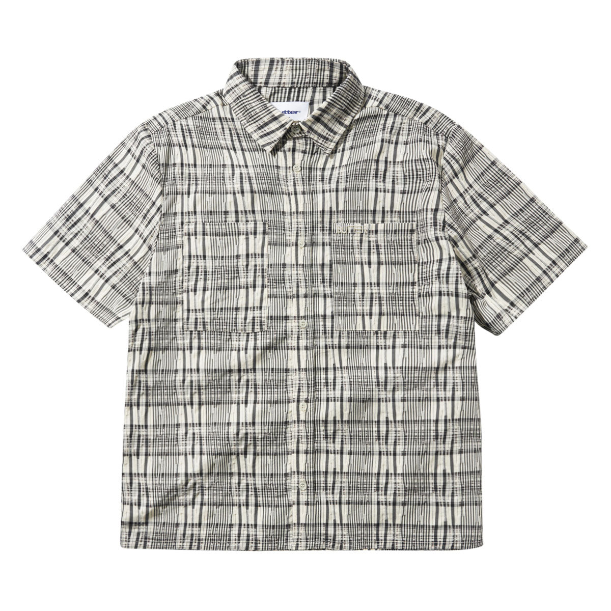 Butter Goods Spring Shirt - Black/Cream image 1