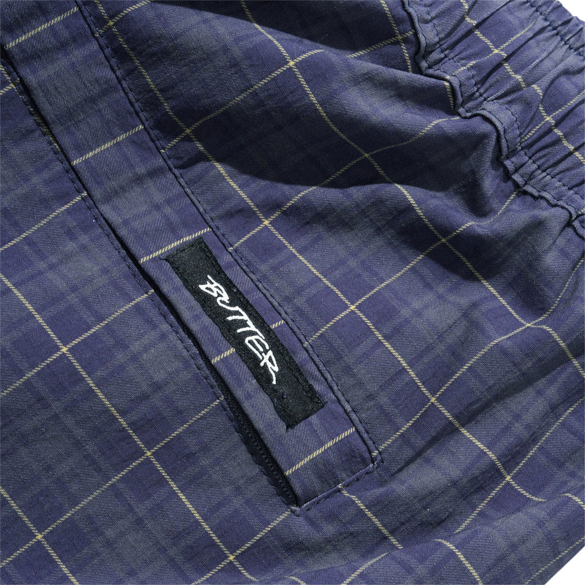 Butter Goods Main Shorts - Navy Plaid image 4