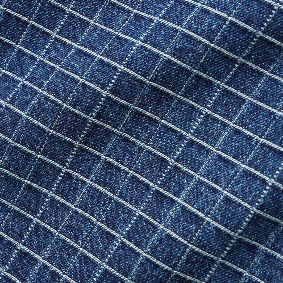 Butter Goods Big Grid Denim Shorts - Indigo image 5