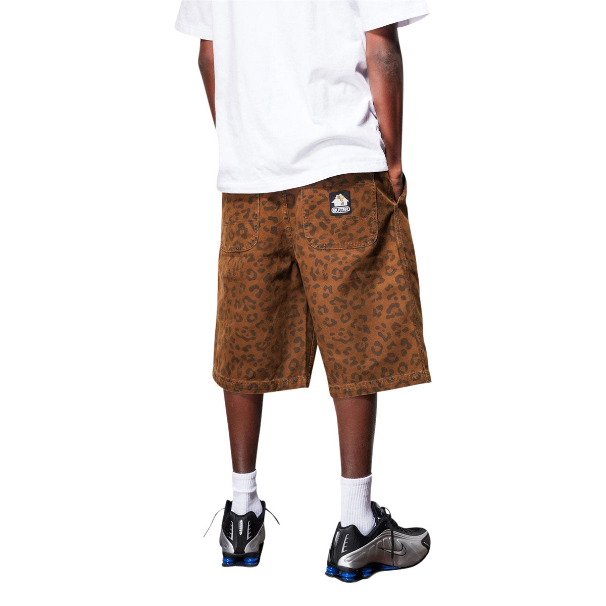 Butter Goods Work Shorts - Leopard image 4