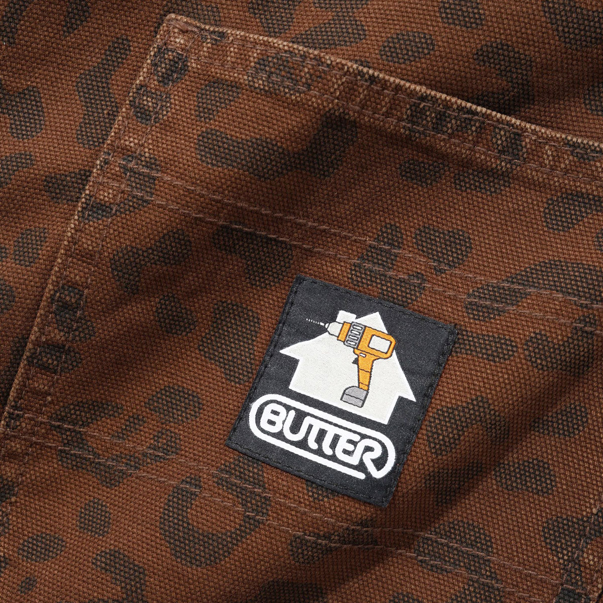 Butter Goods Work Shorts - Leopard image 5