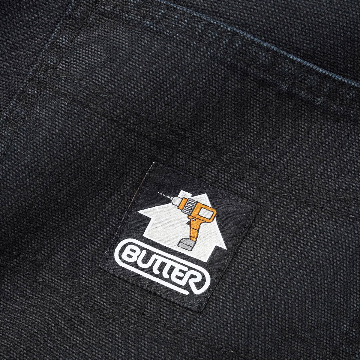 Butter Goods Work Shorts - Washed Black image 3