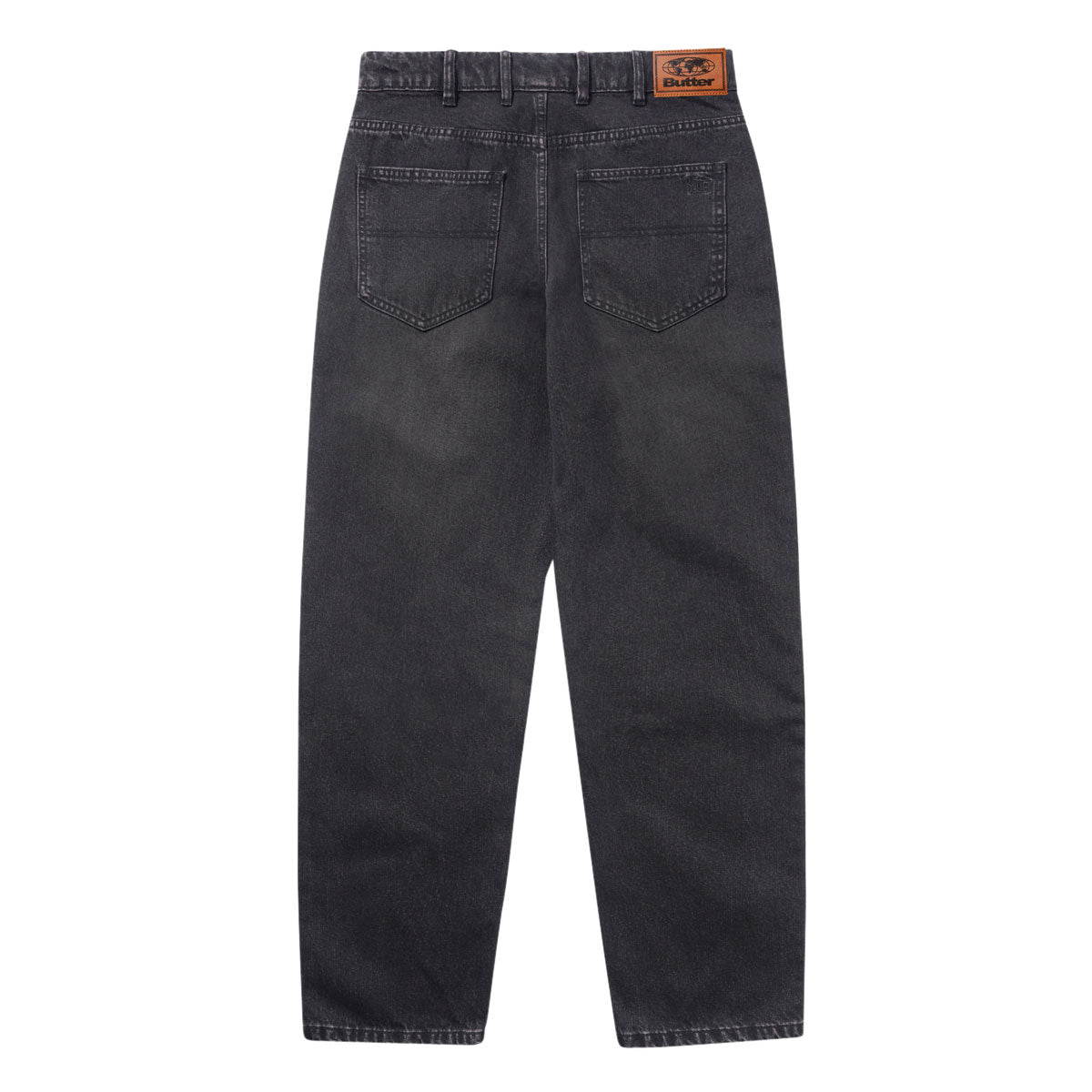 Butter Goods Straight Leg Denim Jeans - Tinted Black image 2