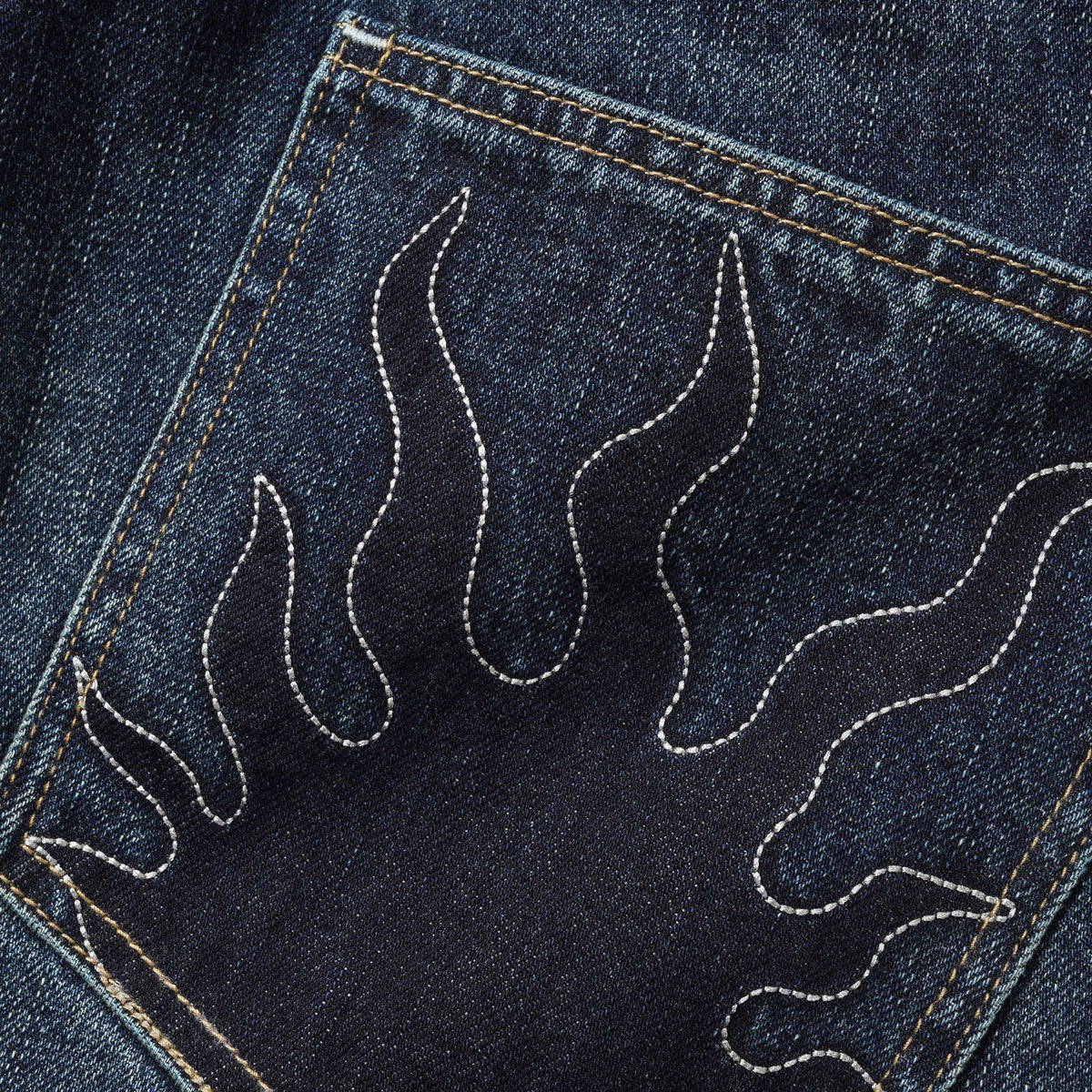 Butter Goods Solar Fade Denim Jeans - Blue Tint Ripple image 5