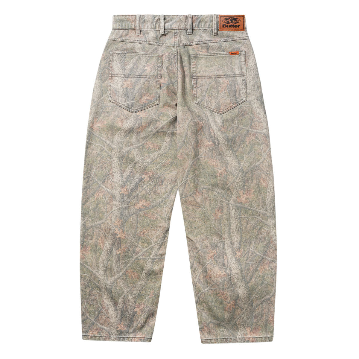 Butter Goods Baggy Denim Jeans - Forest Camo image 2