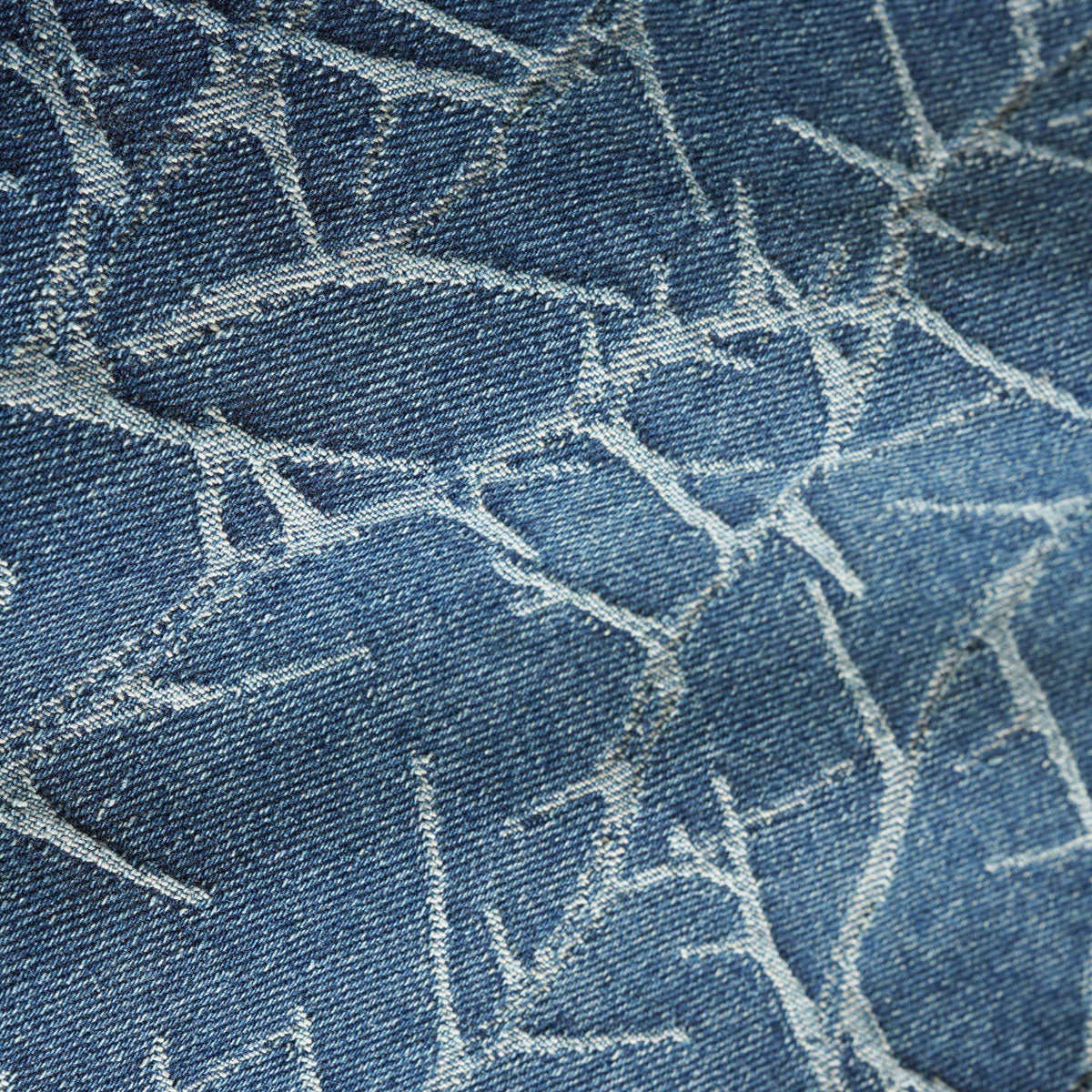 Butter Goods Thorn Camo Wide Cut Denim Jeans - Washed Indigo image 5