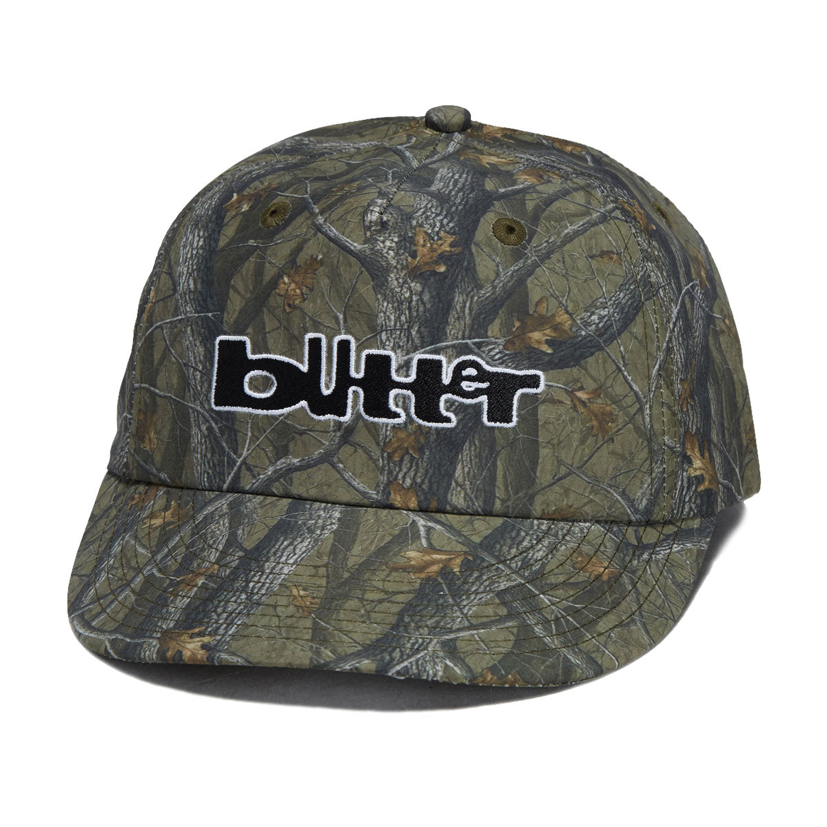 Butter Goods Warped 5 Panel Hat - Forest Camo image 1