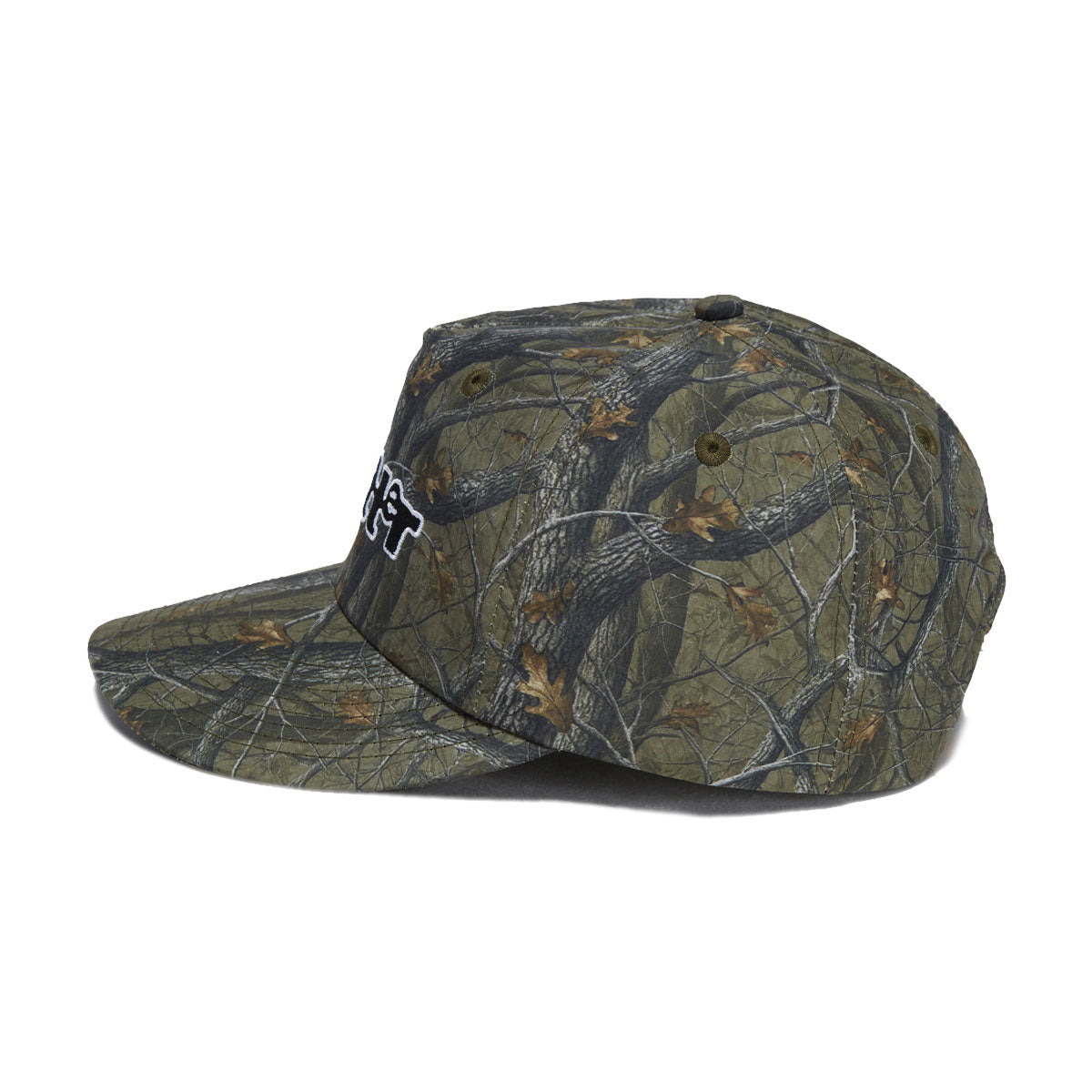 Butter Goods Warped 5 Panel Hat - Forest Camo image 3