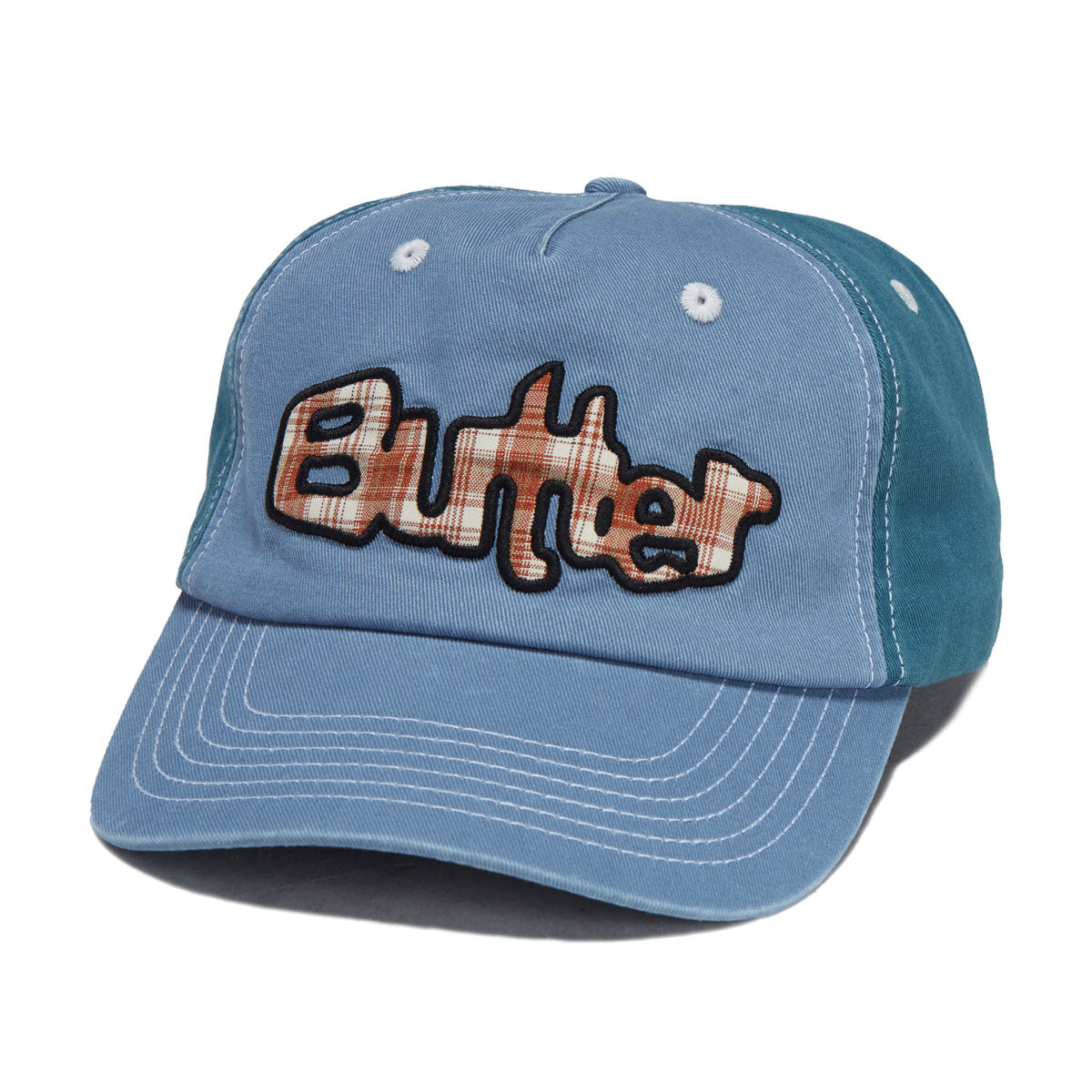 Butter Goods Stretch 5 Panel Hat - Washed Slate image 1