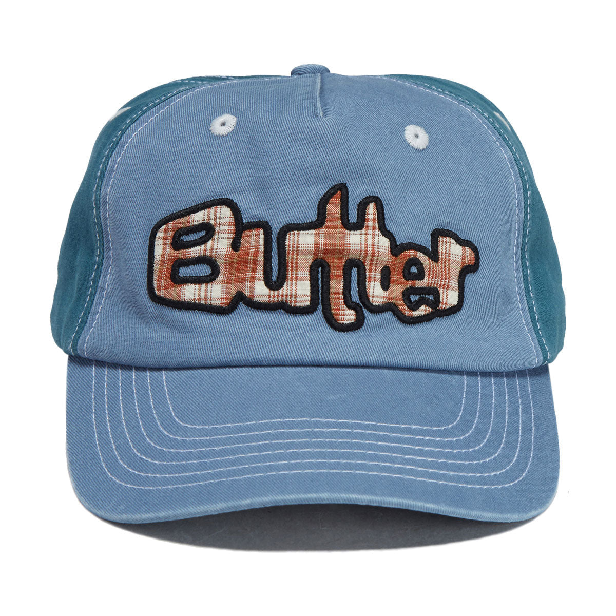 Butter Goods Stretch 5 Panel Hat - Washed Slate image 5
