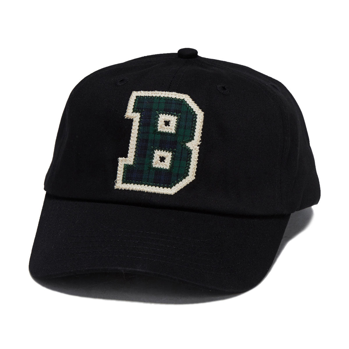 Butter Goods Collegiate 6 Panel Hat - Black image 1