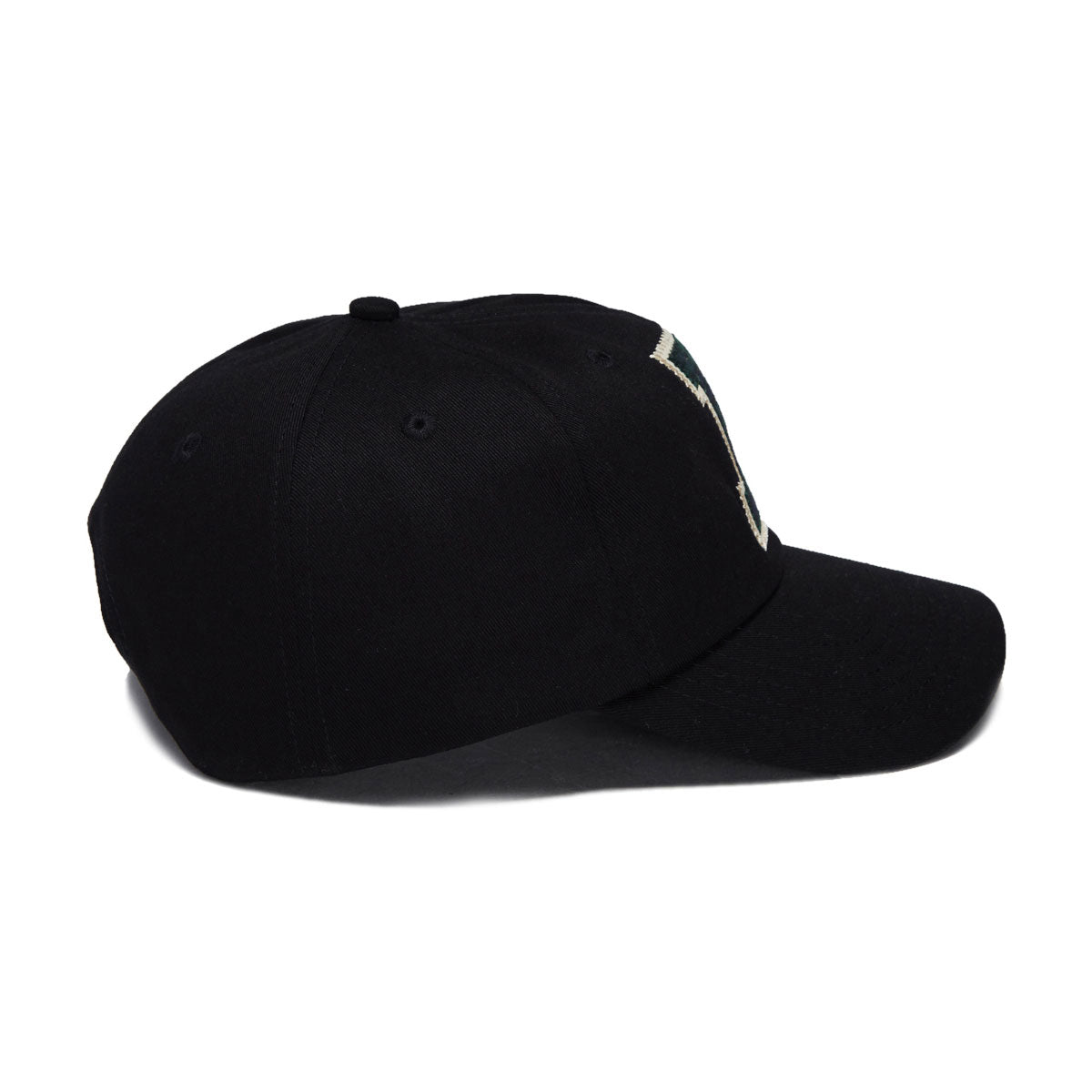 Butter Goods Collegiate 6 Panel Hat - Black image 4