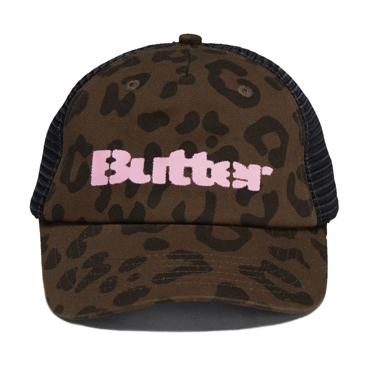 Butter Goods Stencil Trucker Hat - Leopard image 3