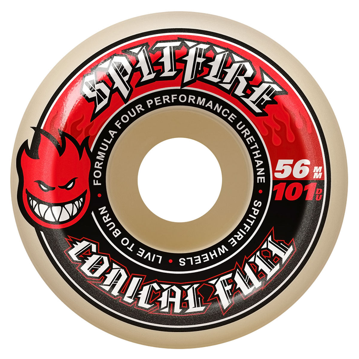 Spitfire F4 101d Conical Full Skateboard Wheels - 56mm image 1