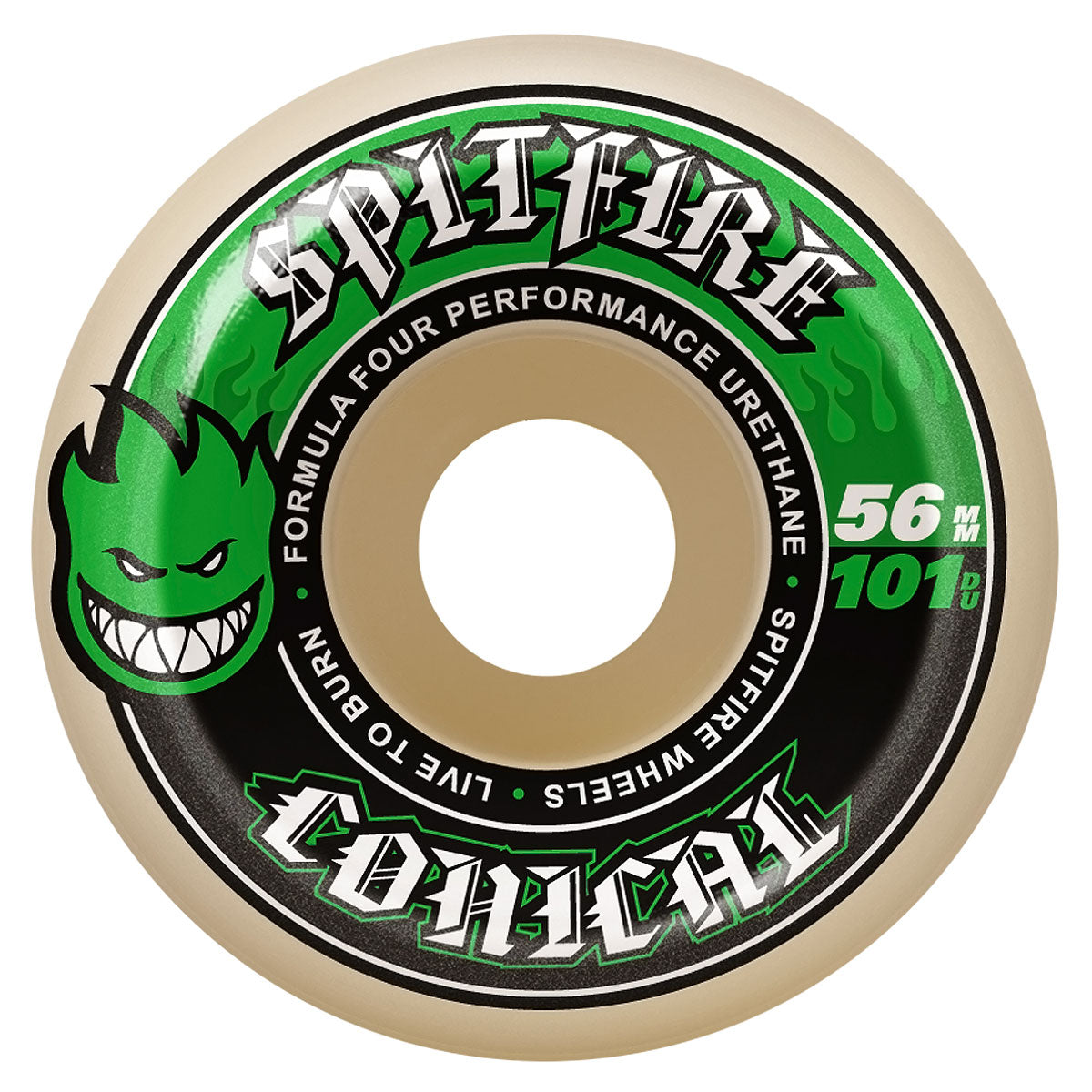 Spitfire F4 101d Conical Skateboard Wheels - 56mm image 1