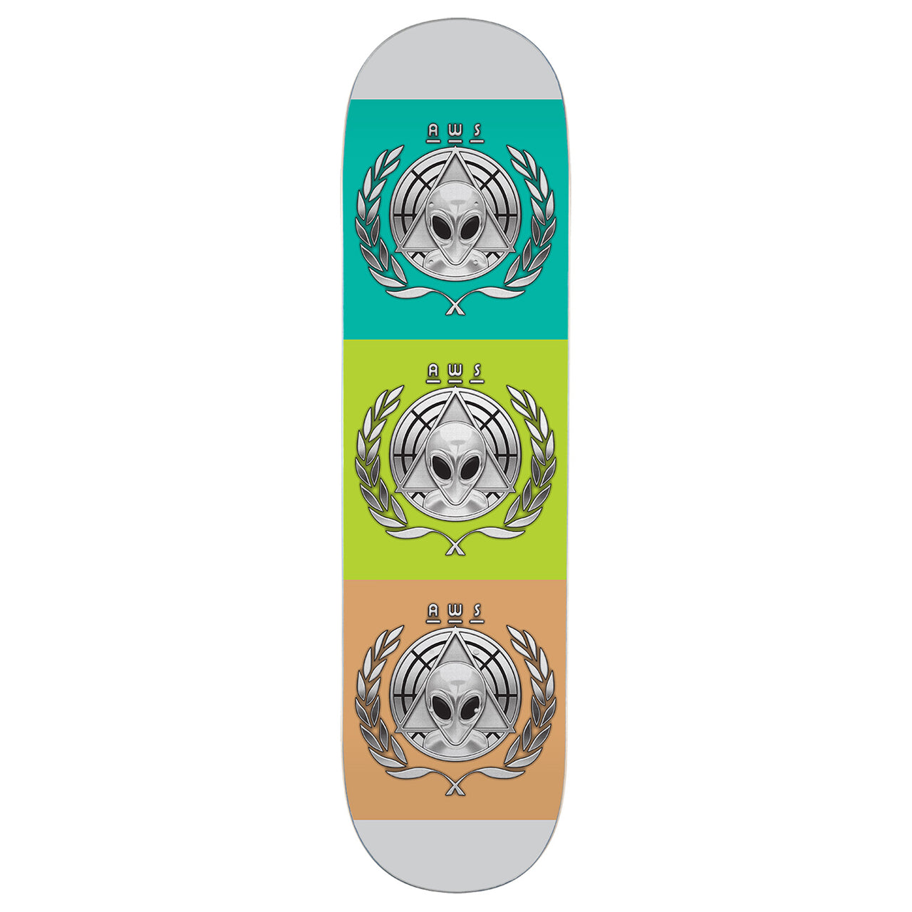 Alien Workshop AWOL Skateboard Deck - Chrome Foil - 8.50