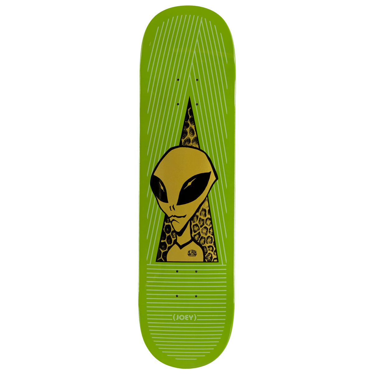 Alien Workshop Guevara Visitor Gold Skateboard Deck - Full Dip - 8.25