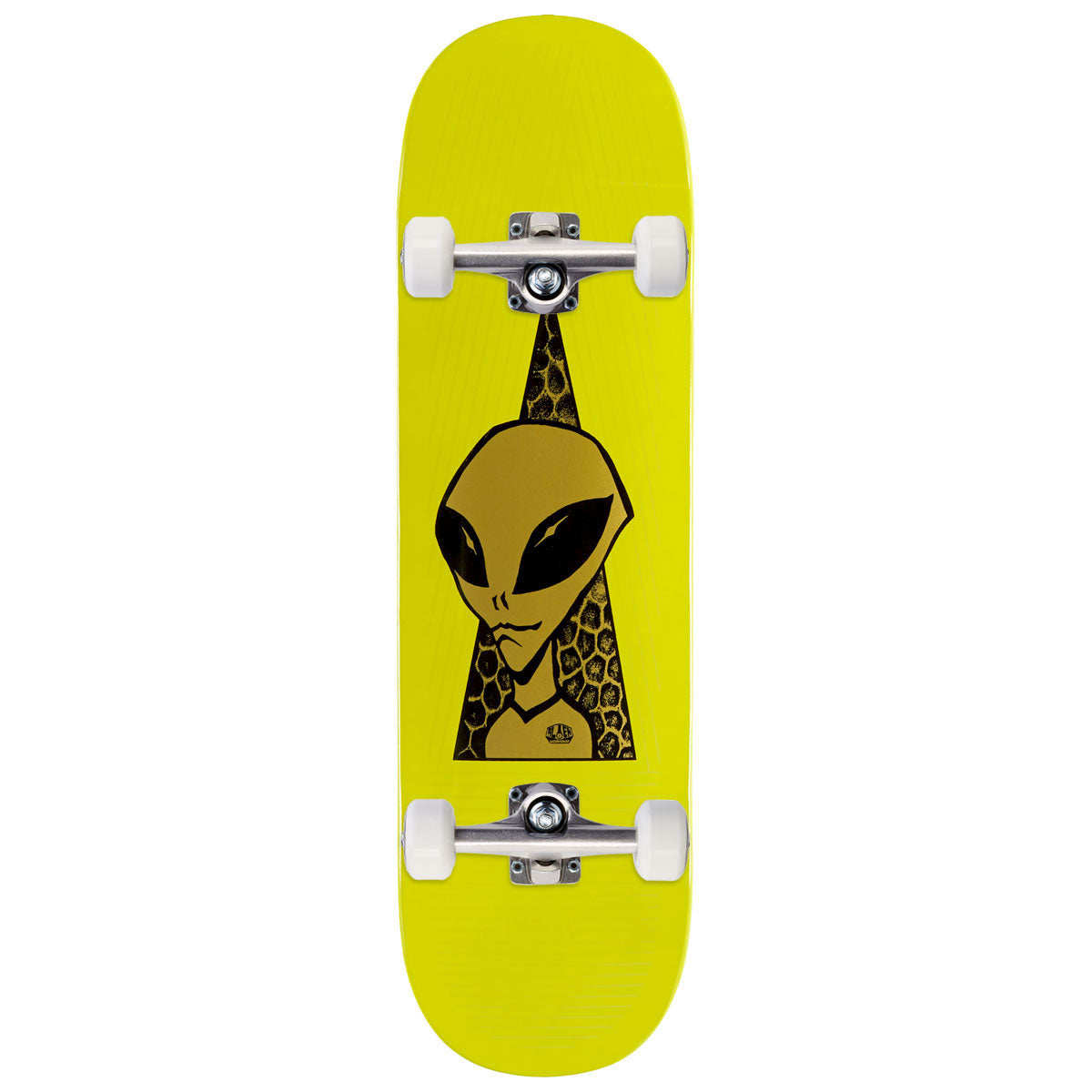 Alien Workshop Popson Visitor Gold Skateboard Complete - Full Dip - 8.75