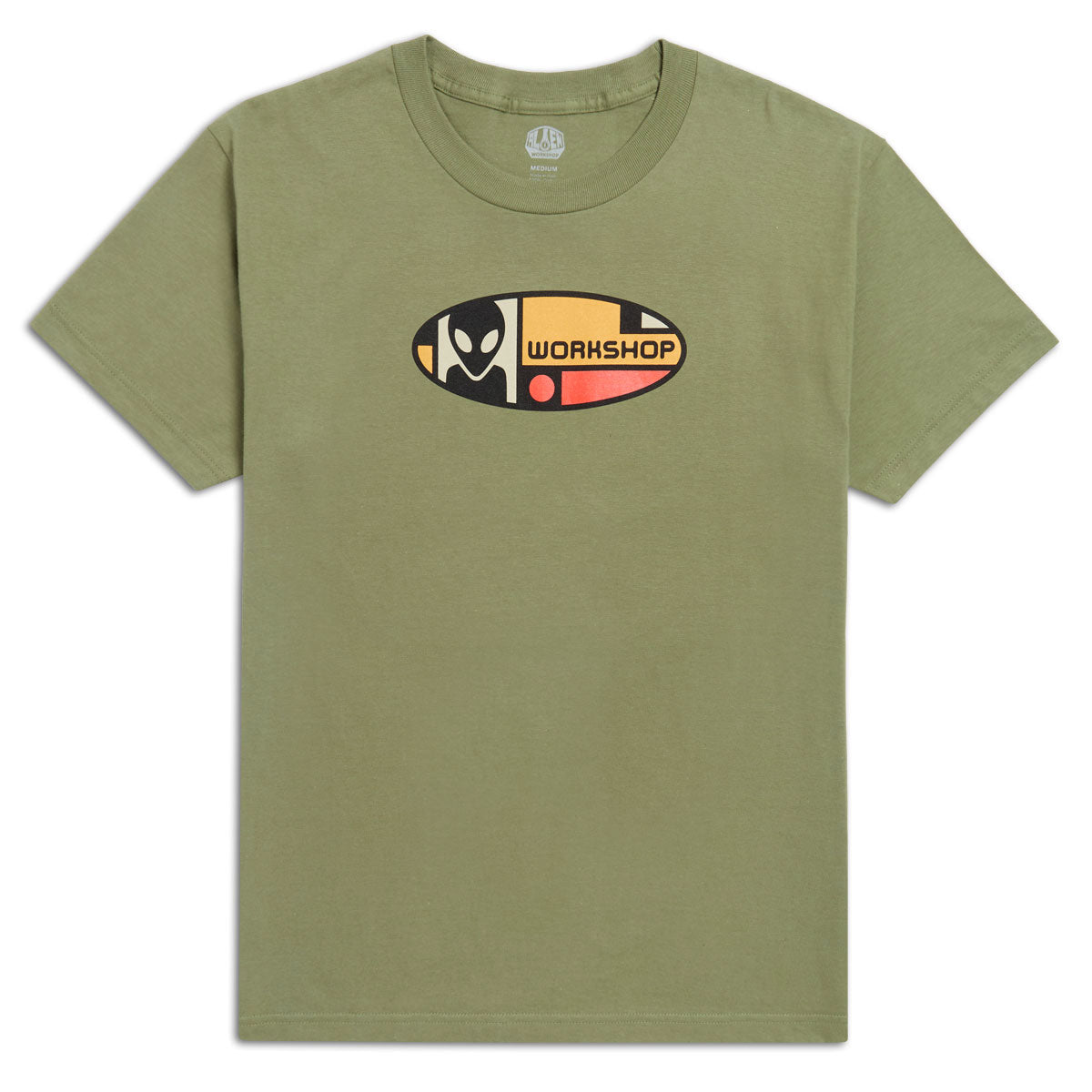 Alien Workshop Alien Oval T-Shirt - Green Clay image 1