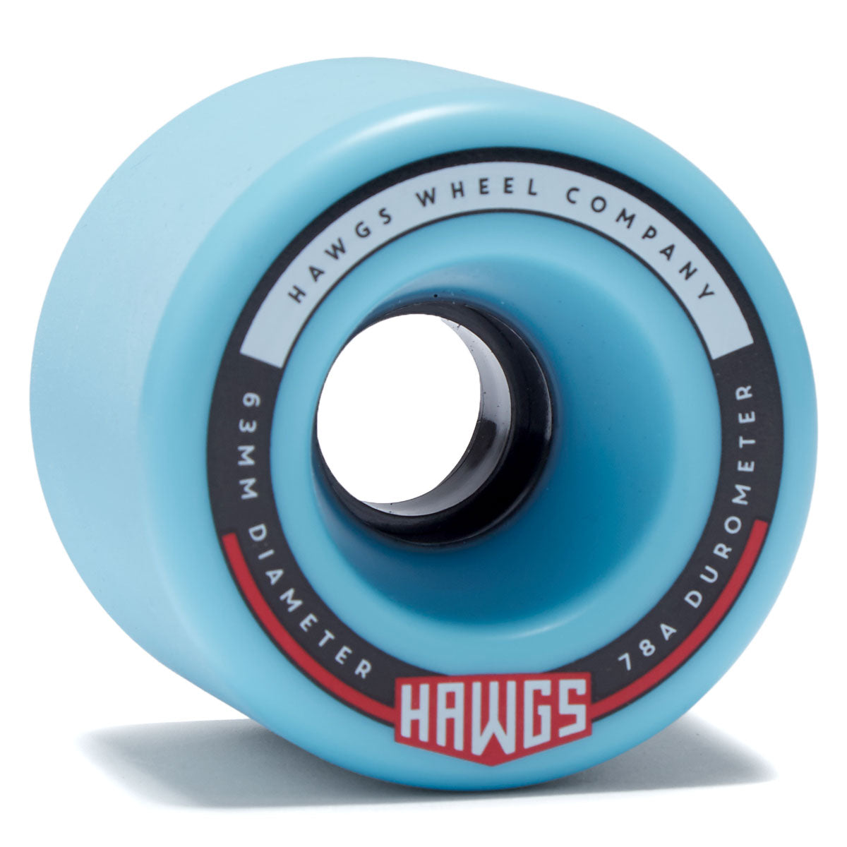 Hawgs Fatty 78a Stone Ground Longboard Wheels - Blue - 63mm image 1