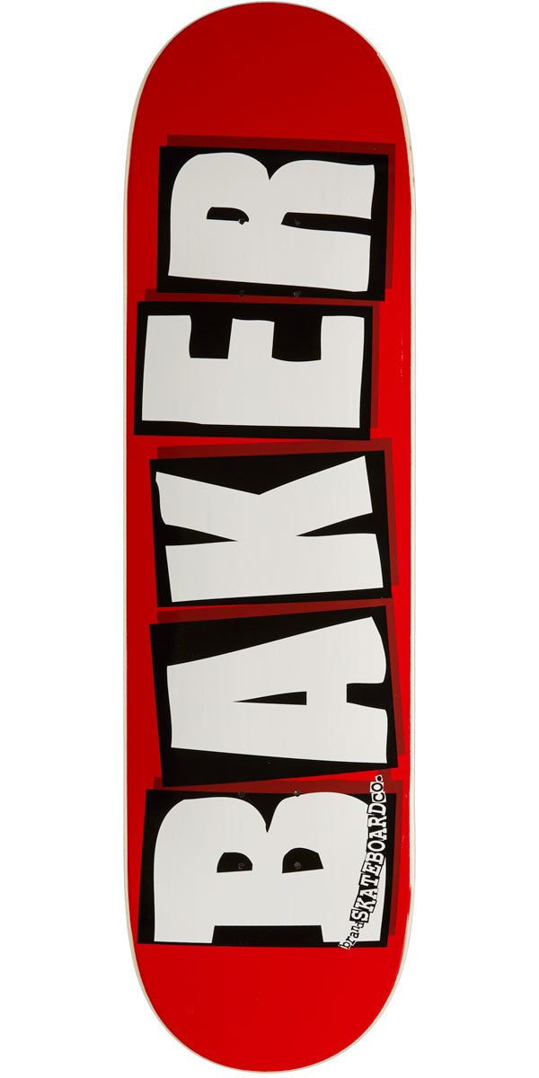 Baker Brand Logo Skateboard Deck - White - 8.50