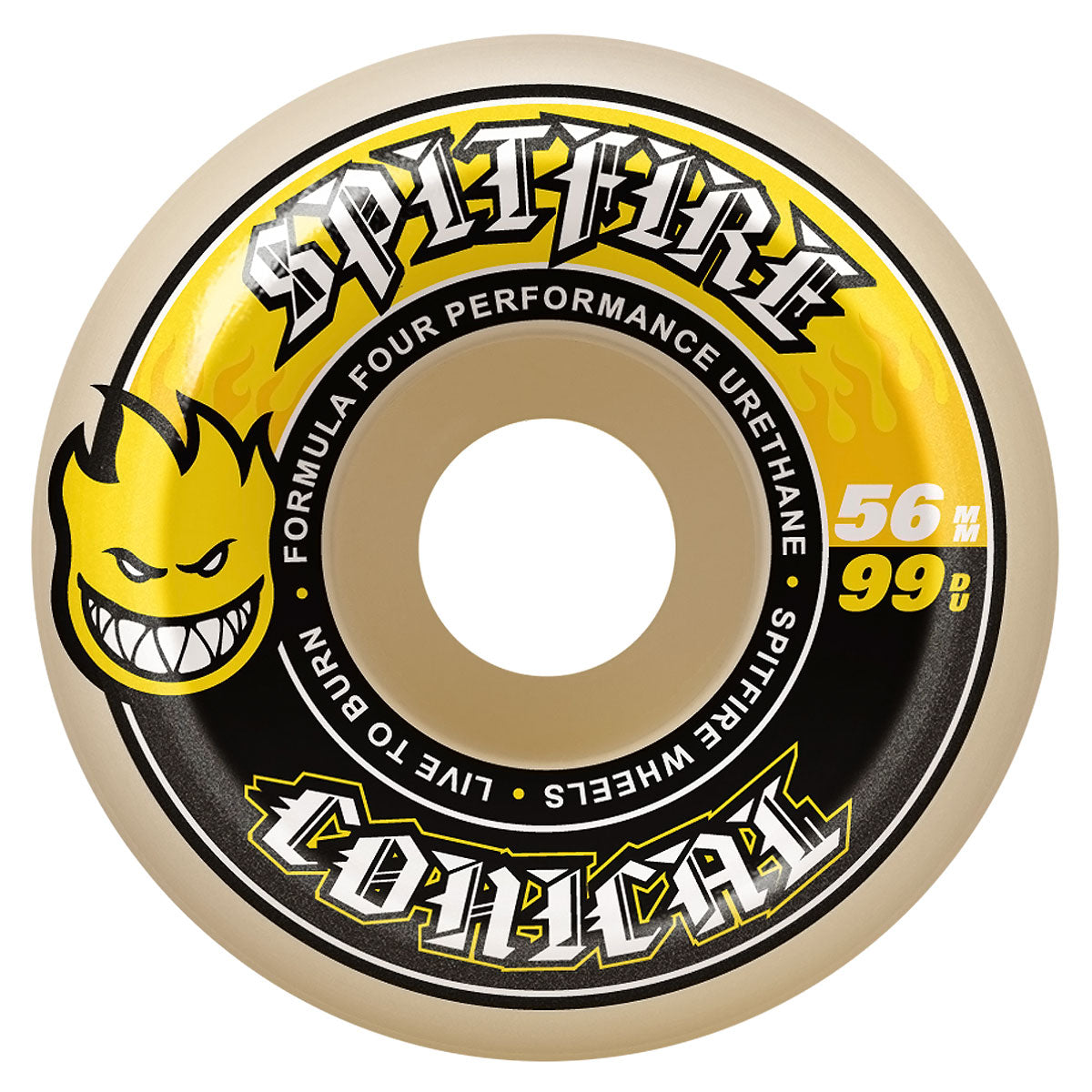 Spitfire F4 99d Conical Skateboard Wheels - 56mm image 1