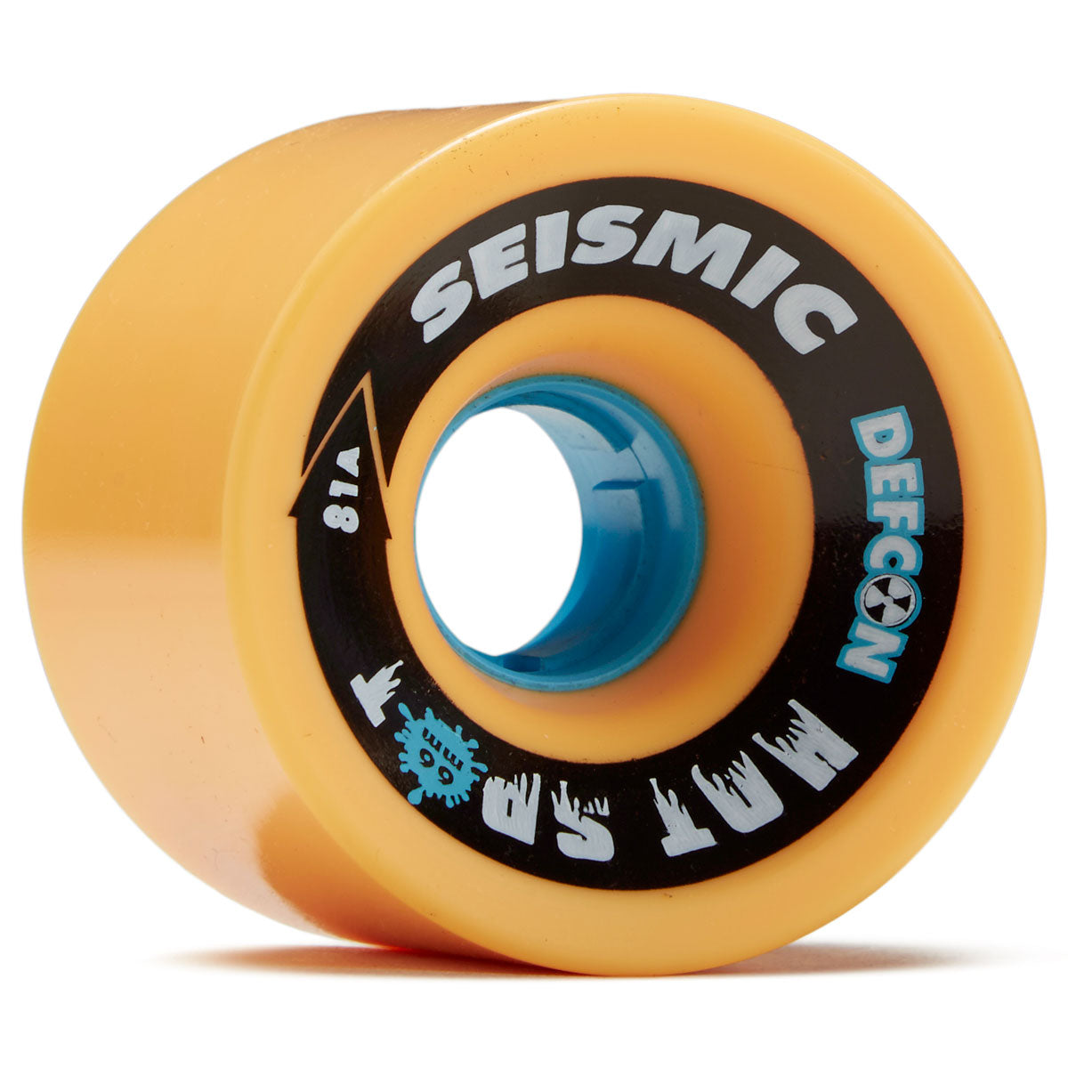 Seismic Hot Spot 81a Longboard Wheels - Mango - 66mm image 1