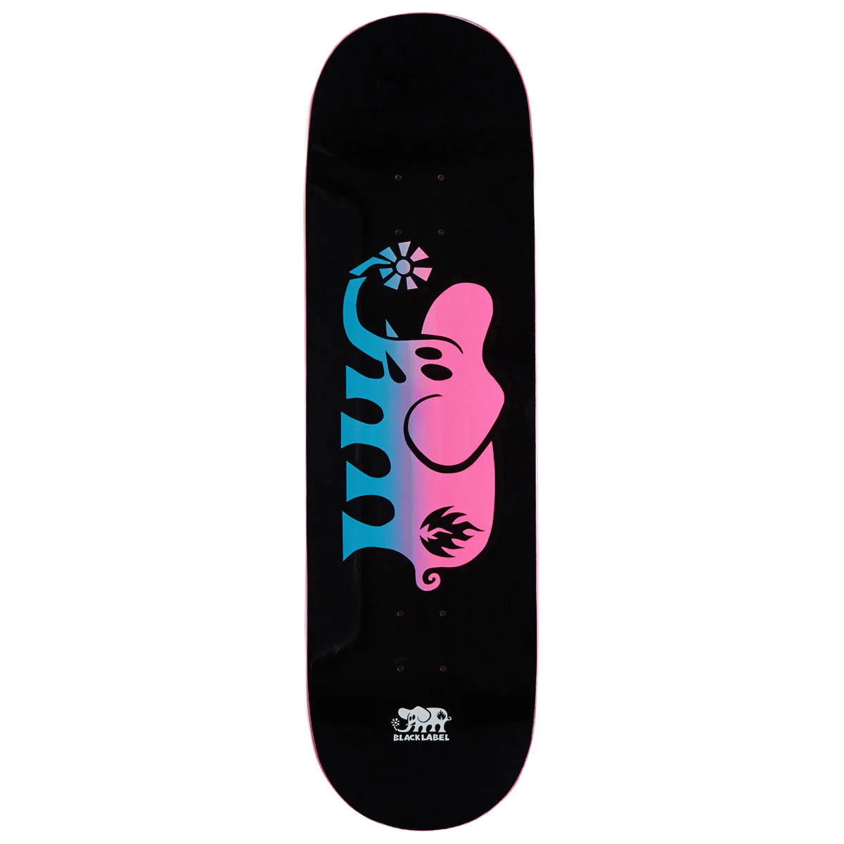 Black Label Elephant Fade Skateboard Deck - 8.50