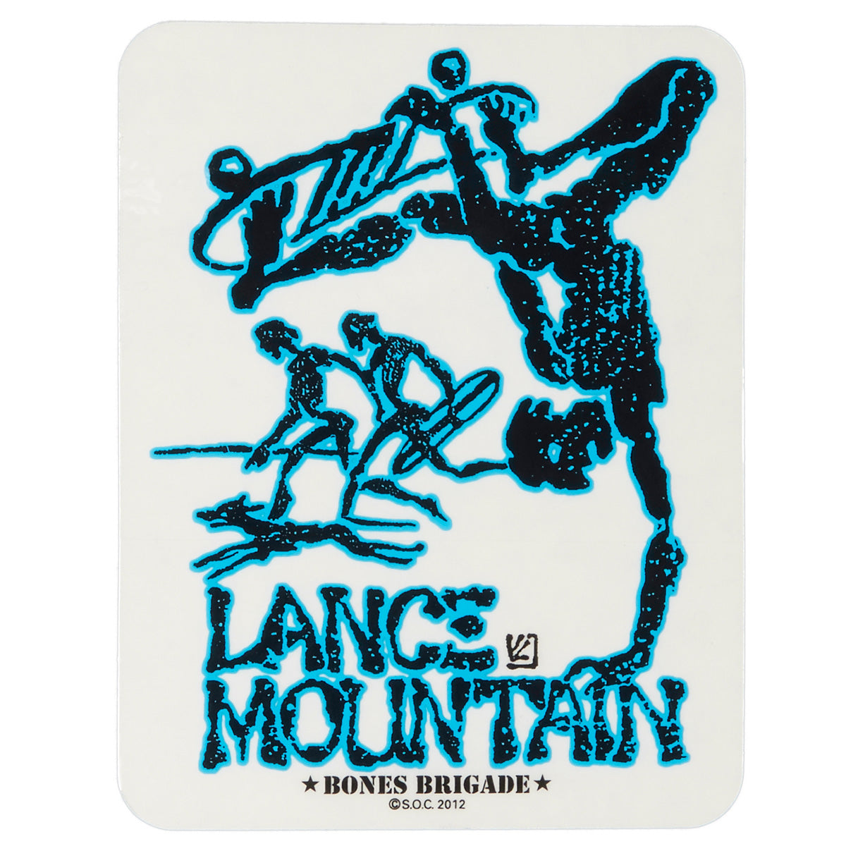 Bones Brigade Lance Mountain Stickers - 4.50