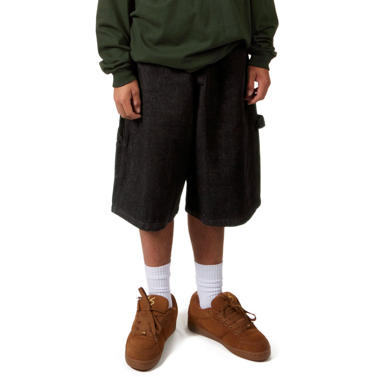 CCS Hammer Loop Jean Shorts - Old Black image 1