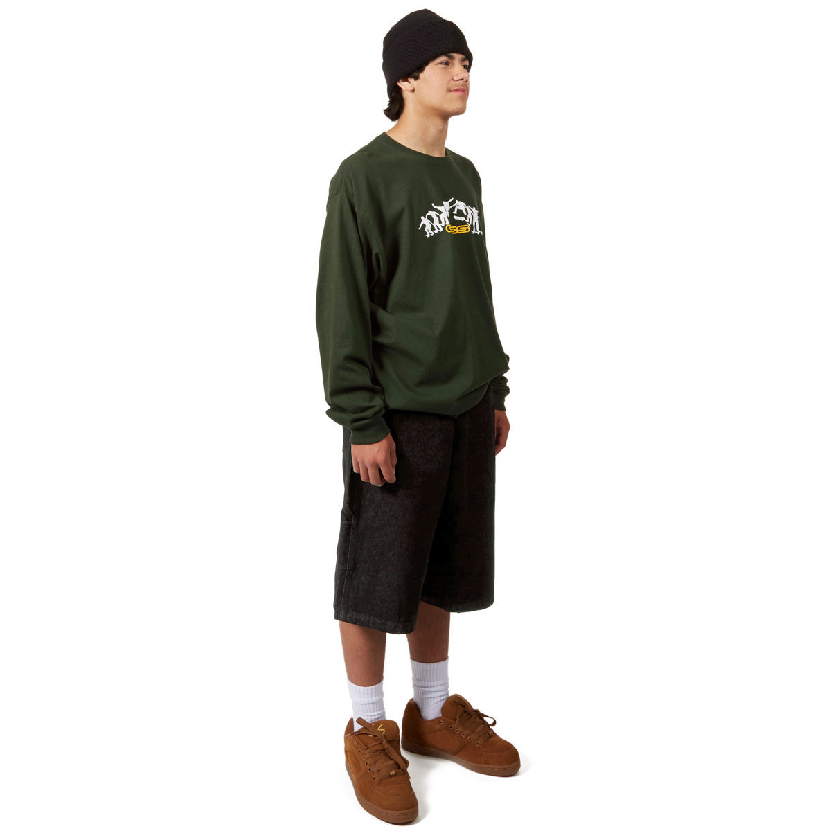 CCS Hammer Loop Jean Shorts - Old Black image 2