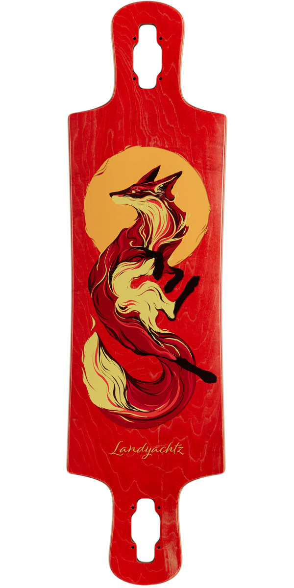 Landyachtz Drop Hammer Longboard Deck - Sun Fox image 1