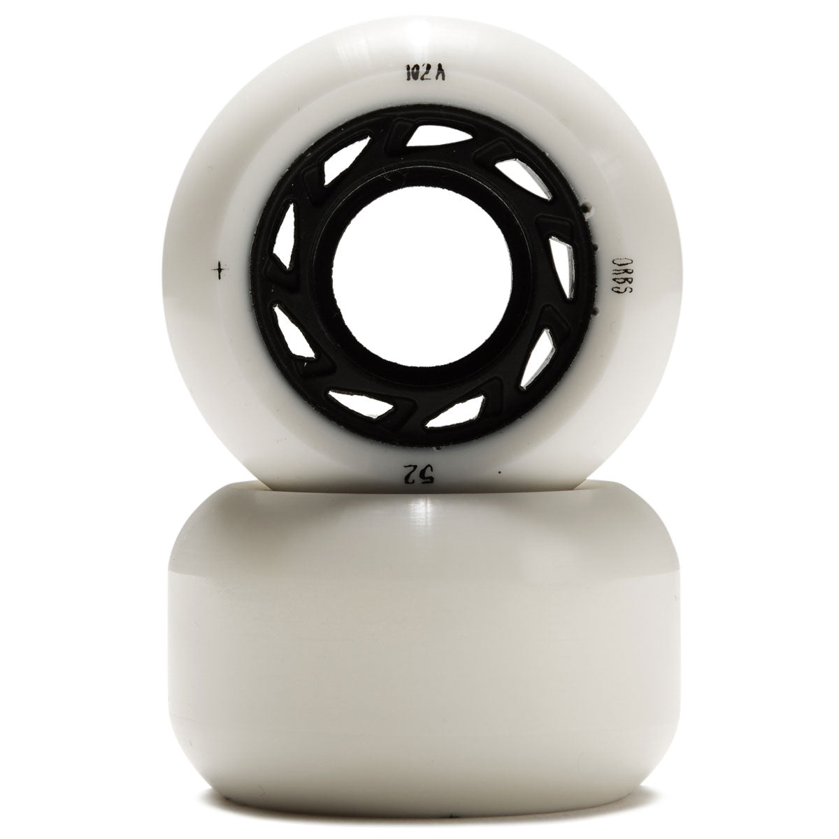 Welcome Orbs Ghost Lites 101a Skateboard Wheels - White/Black - 52mm image 2